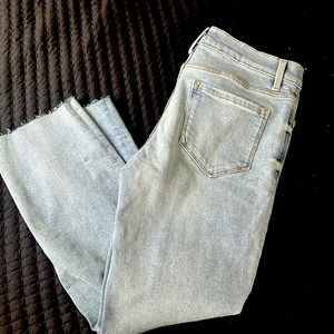 Slim straight jeans